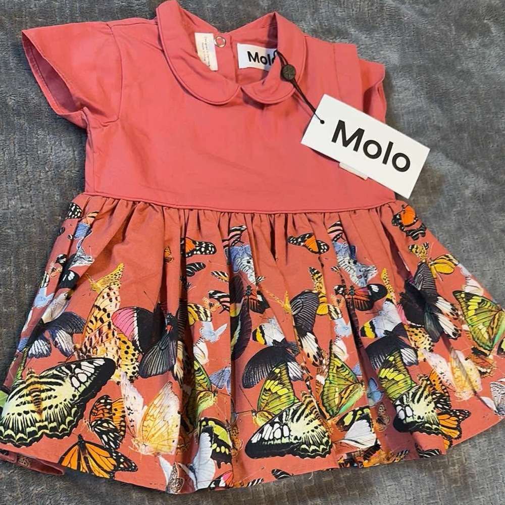 Molo Kids Butterfly Skirt - Coral